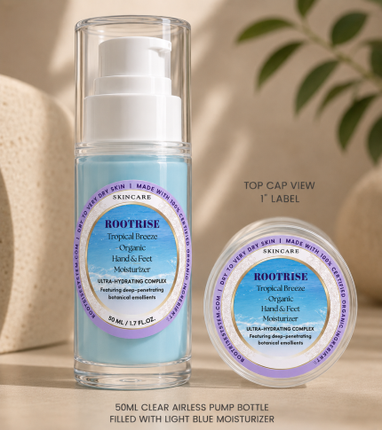 RootRise™ Tropical Breeze Organic Hand & Feet Moisturizer